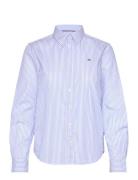 Reg Poplin Banker Striped Shirt Blue GANT