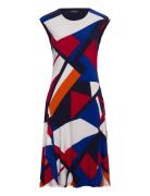 Print Stretch Jersey Dress Patterned Lauren Ralph Lauren