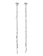 Sirena Earrings Silver Maanesten