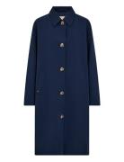 Mmbora Rain Trenchcoat Navy MOS MOSH