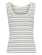 Mschgubbi Rasmia Sl Top Stp White MSCH Copenhagen