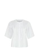 Mschethelyn 2/4 Shirt White MSCH Copenhagen