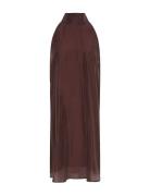 Mschalithea Faustina Sl Dress Brown MSCH Copenhagen