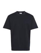O-Neck Tee Over S/So-Neck Tee Over S/S Navy Lindbergh