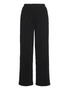 Slfanita Tinni Hw Relaxed Pants Black Selected