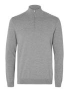 Slmberg Ls Half Zip Noos Grey Selected