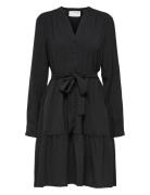 Slfmivia Lshort Dress Black Selected