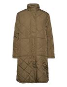 Slfnadina Coat B Noos Khaki Selected