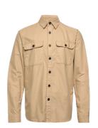 Slhlooserolf Ls Overshirt W Beige Selected