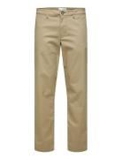 Slh196-Straight New Miles Flex Pant Noos Grey Selected