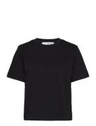 Slfessential Ss Boxy Tee Noos Black Selected