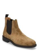 Slhjoseph Suede Chelsea Boot Brown Selected