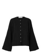 Slfcoria Ls Shirt B Black Selected