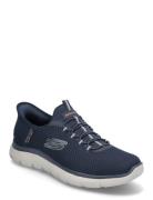 Mens Summit - Slip-Ins - High Range Navy Skechers