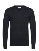 Ecovero V-Neck L/S Knit Navy Lindbergh