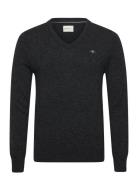 Lambswool Blend V-Neck Grey GANT