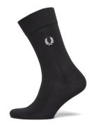 Classic Laurel Wreath Sock Black Fred Perry