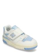New Balance 550 Kids Bungee Lace With Hook & Loop Top Strap Blue New B...