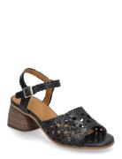 Sandals - Block Heels Black ANGULUS