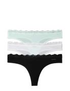 Thong 3Pk Black Calvin Klein