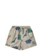 Duke Printed Board Shorts Beige Liewood