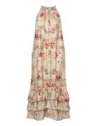 Viscose Halterneck Dress Pink By Ti Mo