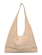 Suede Shoulder Bag Beige Mango