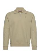 Maryon Half Zip Sweatshirt Green Morris