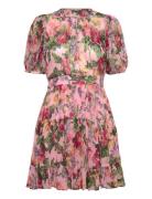 Dotted Georgette Mini Dress Patterned By Ti Mo