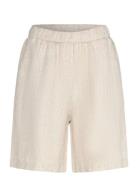 Mmemmie Linen Bermuda Shorts Beige MOS MOSH
