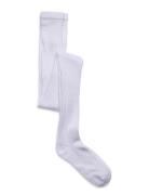 Cotton Rib Tights White Mp Denmark
