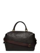 Barbour Lthr Holdall Brown Barbour