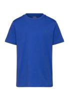 Cotton Jersey Crewneck Tee Blue Ralph Lauren Kids