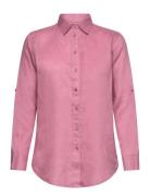 Tissue Linen-Shirt Pink Lauren Ralph Lauren