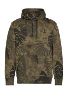 Palm-Camo Double-Knit Hoodie Green Polo Ralph Lauren