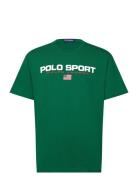 Classic Fit Polo Sport Jersey T-Shirt Green Polo Ralph Lauren