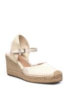 Robby Canvas & Jute Espadrille White Lauren Ralph Lauren