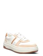 Harlie Color-Blocked Leather Sneaker White Lauren Ralph Lauren