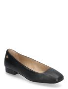 Emellie Nappa Leather Ballet Flat Black Lauren Ralph Lauren