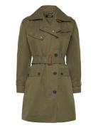 Belted Cotton Twill Trench Coat Brown Lauren Ralph Lauren