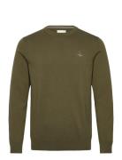 Classic Cotton C-Neck Green GANT