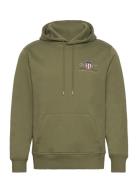 Reg Medium Archive Shield Hoodie Green GANT