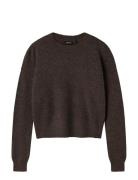 Nlflodet Ls Short Knit Noos Brown LMTD