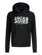 Jjgeplas Sweat Hood Jnr Black Jack & J S
