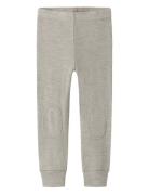 Nmnwax Wool Rib Legging Noos Grey Name It