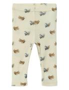 Nbmnalu Wo/Mo Slim Legging Lil Noos Cream Lil'Atelier