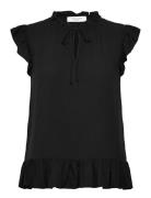 Rwelif Sl Regular Top Black Rosemunde
