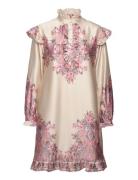 Reno Ruby Ruffle Dress Pink Noella