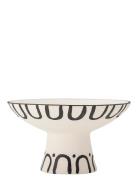 Mayotte Pedestal Bowl Patterned Bloomingville