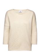 A2561, Milasz R-Neck Pullover Cream Saint Tropez